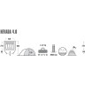 Палатка HIGH PEAK NEVADA 4 HP-972